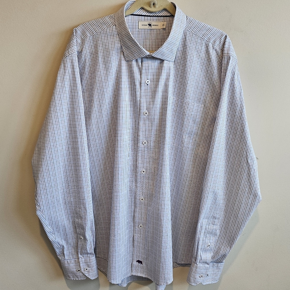 Onward Reserve Performance Check Plaid Button Down Shirt - Size XXL